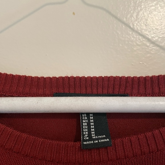 Cropped Burnt Red Top - Picture 3 of 5